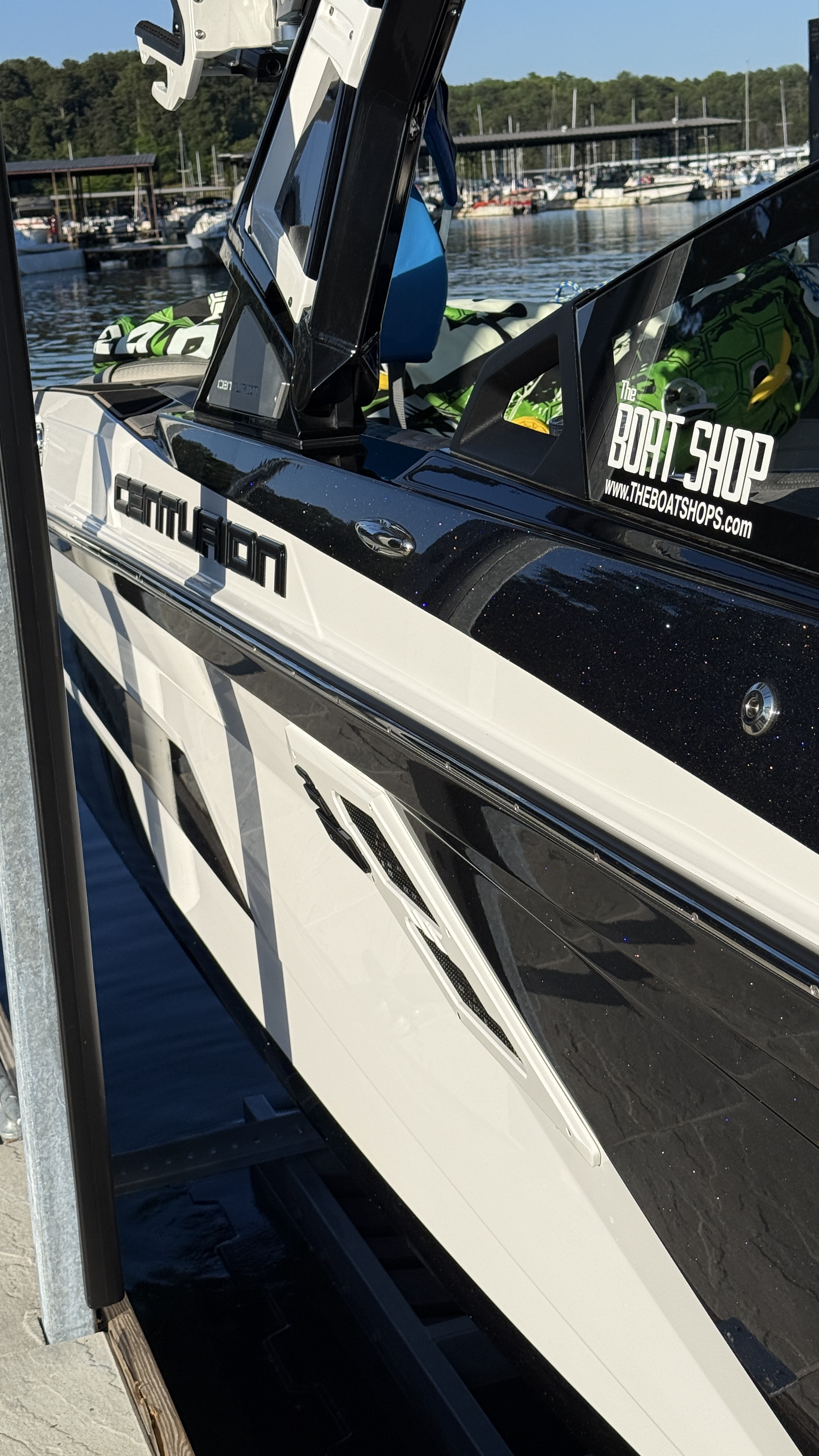 Our Wake Surf Boat in Lake Lanier